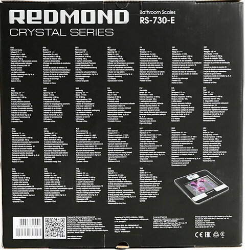 Весы напольные REDMOND RS-730-E черные - Фото 6